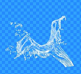 飛濺的水