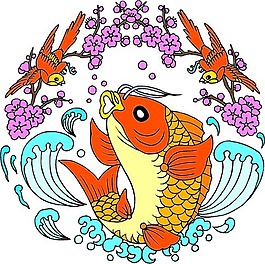 中国吉祥图案花朵
