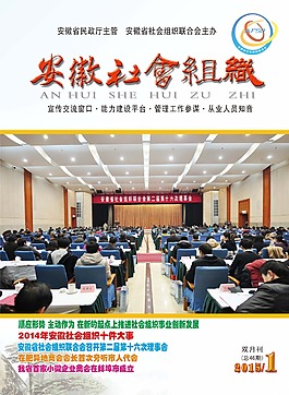 安徽社會組織雜志封面