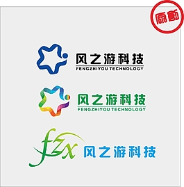 風(fēng)之旅科技公司LOGO設(shè)計(jì)