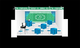 展會場景布置圖