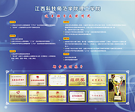 科技师范理工学院学校展板