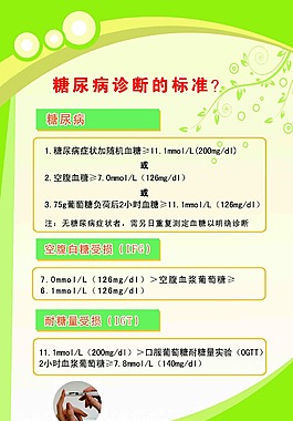 糖尿病的診斷標準