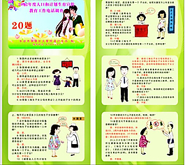 計劃生育宣傳(CDR 展板)