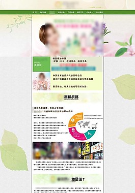 網(wǎng)頁設(shè)計(jì)化妝品產(chǎn)品專題頁