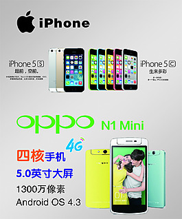 蘋果手機   oppo手機