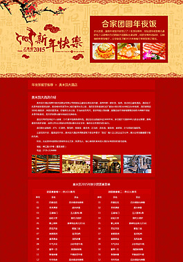 年夜饭活动列表页