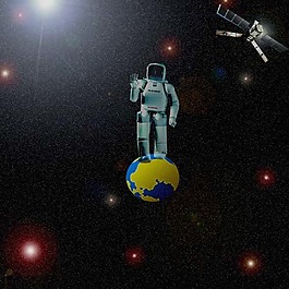 遨游太空