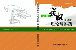 安徽稅收理論與實踐封面