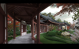仿古長廊