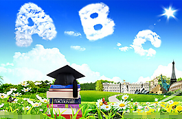 陽光教育ABC海報