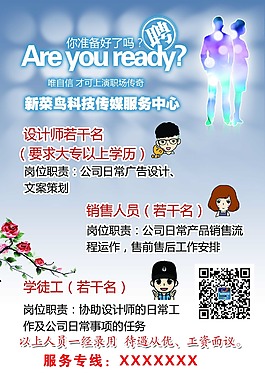 企業招聘海報