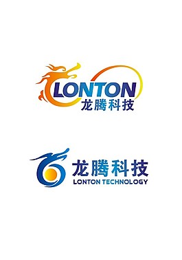 l龙腾科技logo设计图片