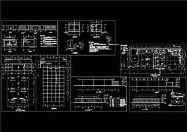大型加油站建筑施工圖CAD圖紙