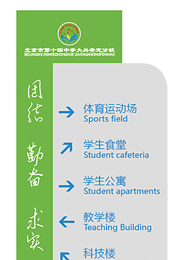 戶外標識導向牌