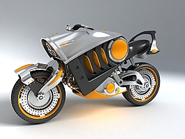 概念摩托車3d源文件