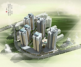 小区建筑规划图