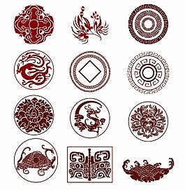 傳統(tǒng)紋飾  中國風(fēng)  花紋