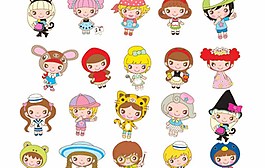 卡通小孩6.1兒童節圖片