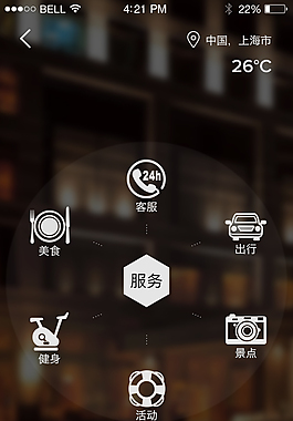 手機移動端APP界面設計酒店預定系統服務