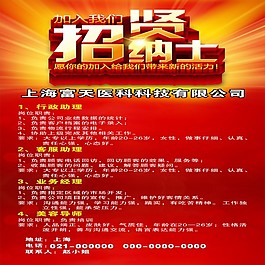 招聘海報