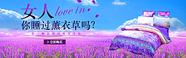熏衣草床海报