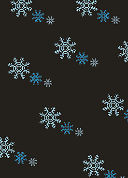 矢量雪花背景素材