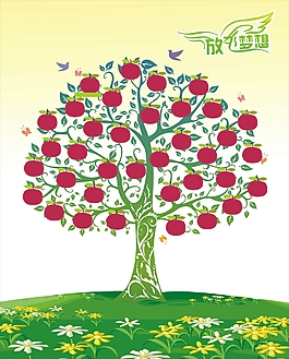 許愿樹蘋果樹照片墻