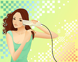 美女矢量圖下載