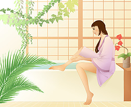 矢量時(shí)尚美女
