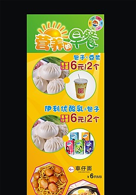營養(yǎng)早餐海報
