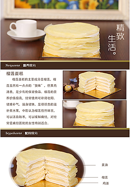 蛋糕詳情頁