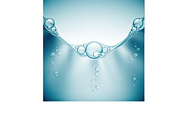 水背景水分子