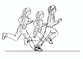 速寫人體運動（奔跑）