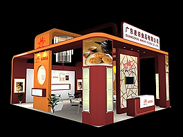 食品公司展示效果圖