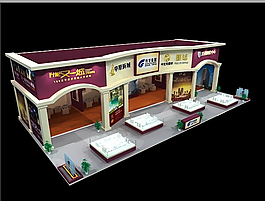 中原新城展臺(tái)設(shè)計(jì)模型
