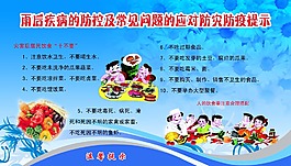 疾病展板防災防疫提示