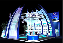電器集團(tuán)展覽展示模型下載