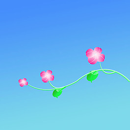 手繪花朵PSD下載