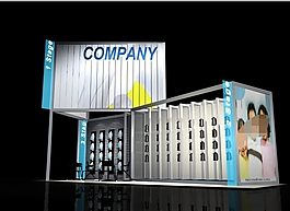 company展覽設(shè)計(jì)模型下載