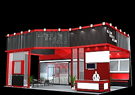 服務(wù)公司展覽展示3Dmax模型