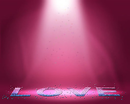 情人節(jié)LOVE背景psd素材
