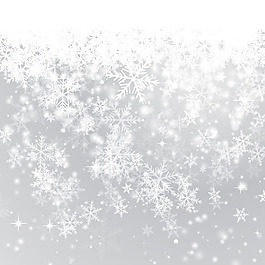 夢幻雪花背景矢量素材
