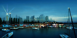 碼頭夜景