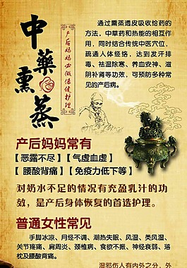 海报 中药  妇科