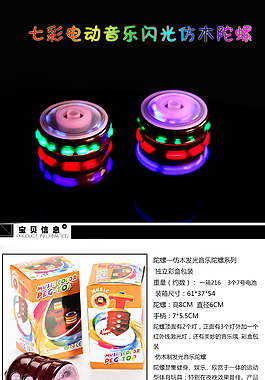 陀螺詳情頁模版設計
