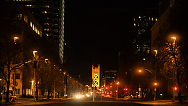 實拍夜景視頻素材