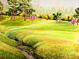 油画风景