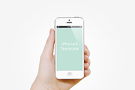 手拿iPhone5圖片psd分層素材
