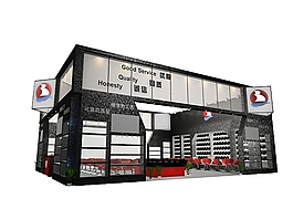 艺术特征展位3Dmax模型设计